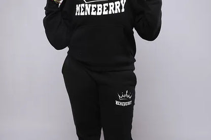 MENEBERRY Pullover Hoodie Premium Two Piece for Unisex